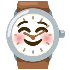 orologio + faccina sorridente