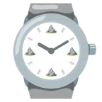 Armbanduhr + Berg