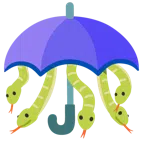 parasol + wąż