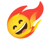 ดาวหาง + หน้ายิ้มตายิ้ม และอ้าปาก