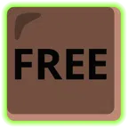 radioactive + FREE button