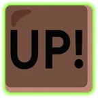 radioactive + UP! button