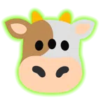 radioactive + cow face