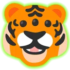 radioactive + tiger face