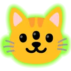 radioactive + cat face