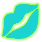 radioactive + kiss mark