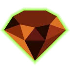 radioactive + gem stone