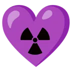 radioactive + purple heart