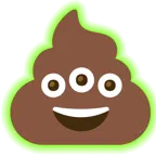 radioactive + pile of poo