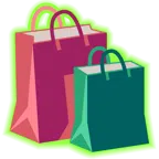 radioactive + shopping bags