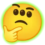 radioactive + thinking face
