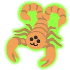 radioactive + scorpion