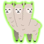 radioactive + llama