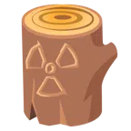 radioactive + wood