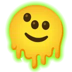 radioactive + melting face