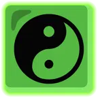 radioactive + yin yang