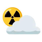 radioactive + sun behind cloud