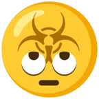 biohazard + face with rolling eyes