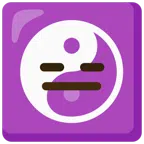 yin yang + expressionless face