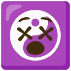 yin yang + face with crossed-out eyes