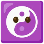 yin yang + face without mouth