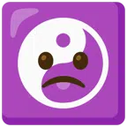 yin yang + slightly frowning face