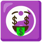 yin yang + money-mouth face