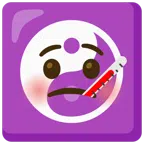 yin yang + face with thermometer