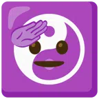 yin yang + saluting face
