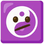 yin yang + face with diagonal mouth