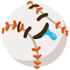 Baseball + sabberndes Gesicht