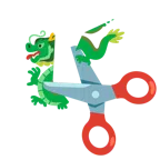 Schere + Drache