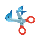 Schere + Fisch