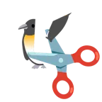 Schere + Pinguin