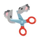 Schere + Koala
