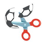 Schere + Fußball