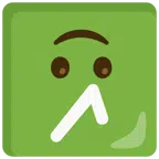 check mark button + upside-down face