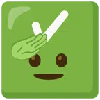 check mark button + saluting face