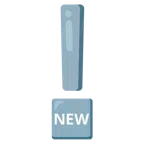 red exclamation mark + NEW button