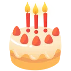 red exclamation mark + birthday cake
