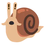 red exclamation mark + snail