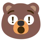 red exclamation mark + bear