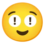 red exclamation mark + relieved face
