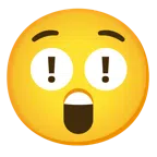 red exclamation mark + astonished face