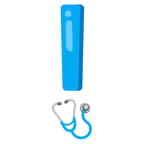 red exclamation mark + stethoscope