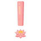 red exclamation mark + lotus