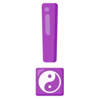 red exclamation mark + yin yang