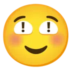 red exclamation mark + smiling face