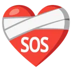 cuore guarito + pulsante SOS