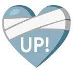 cuore guarito + pulsante UP!